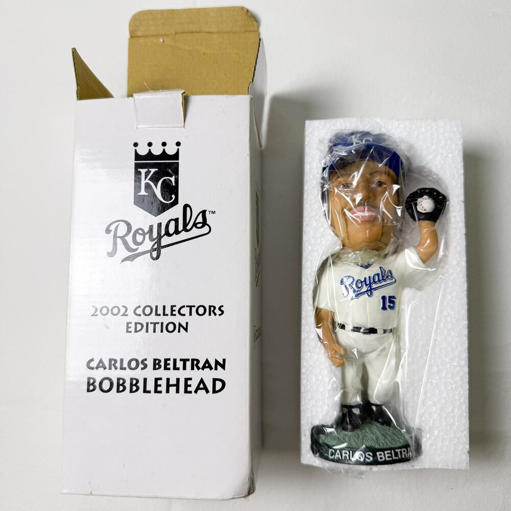 Vtg Carlos Beltran 2002 Kansas City Royals Bobblehead SGA